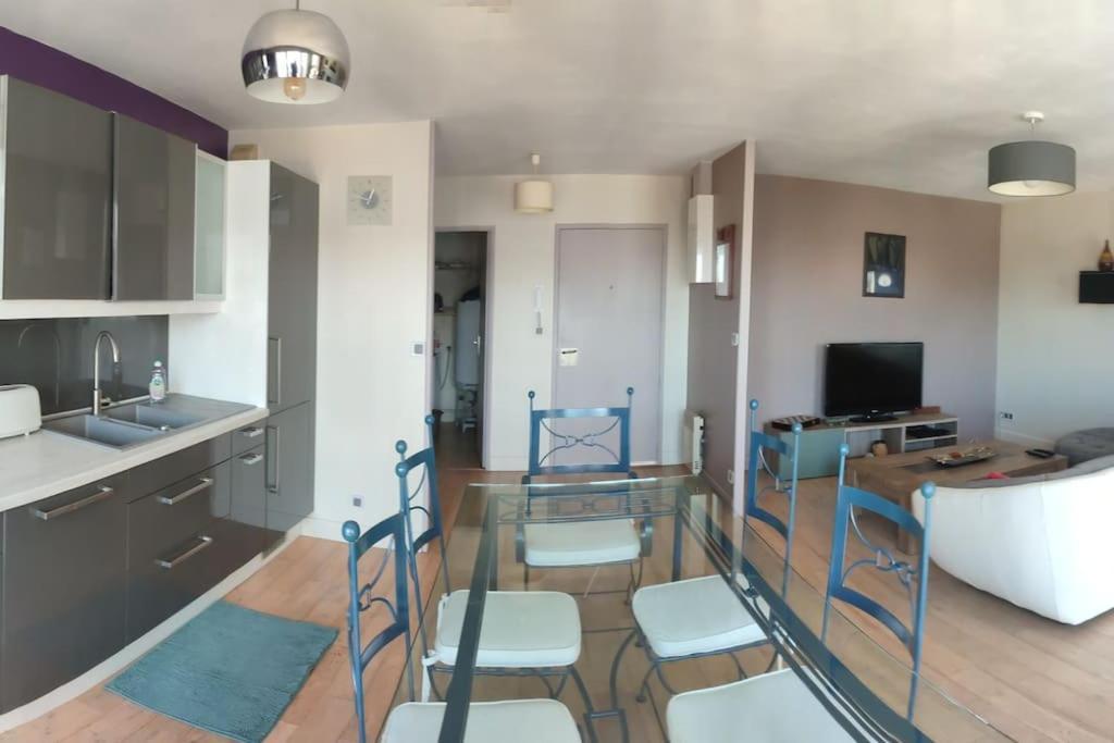 Appartement Grand T2 Lumineux Viarme/Talensac Avec Parking à Nantes Extérieur photo